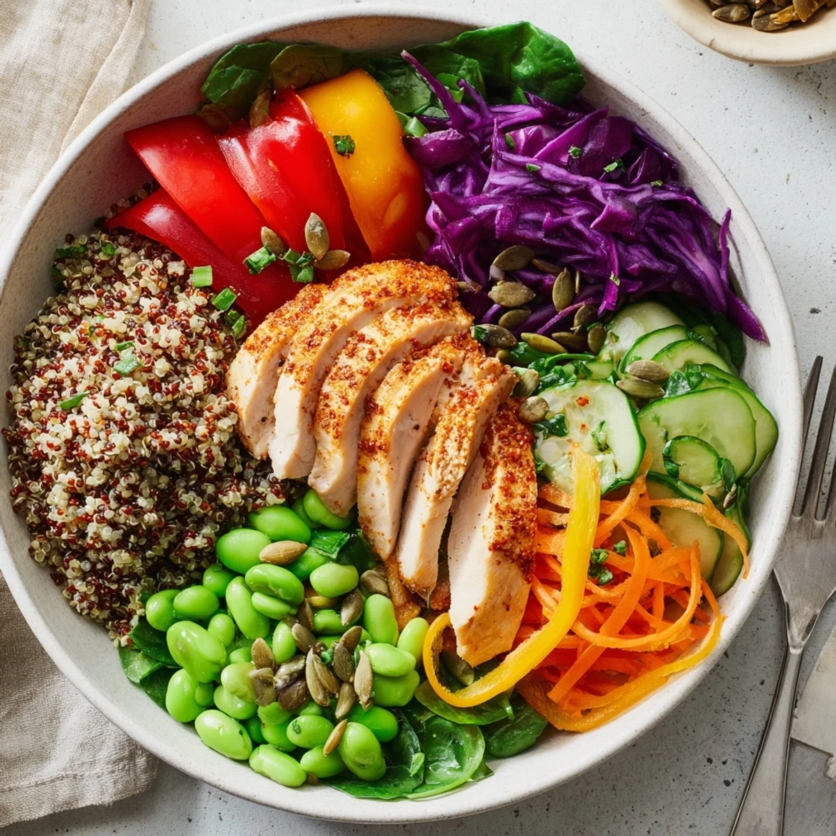 Healthy Meal-Prep Colour Bowls #89