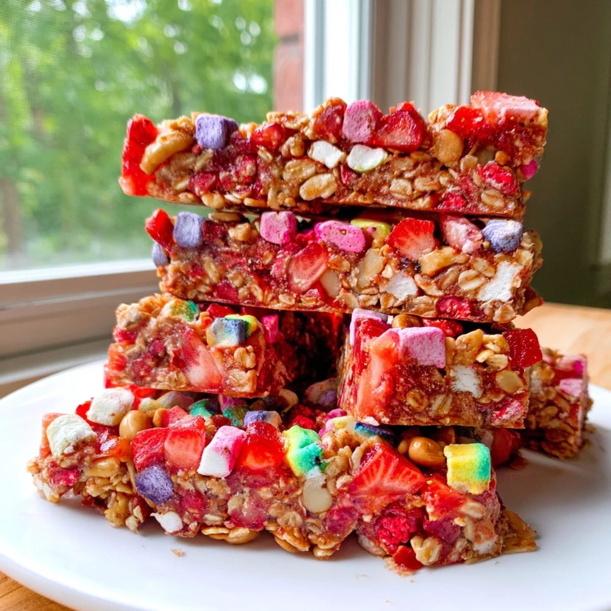 Homemade gummies and freeze-dried fruit create a fun, delicious snack bar mash-up.  