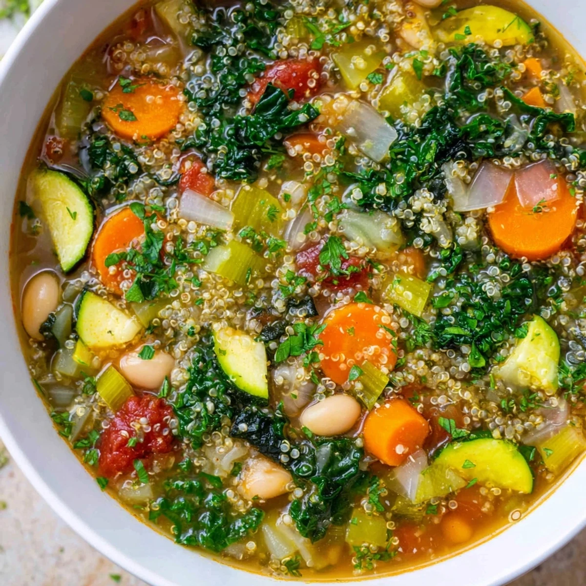 Minestrone Quinoa Winter Greens
