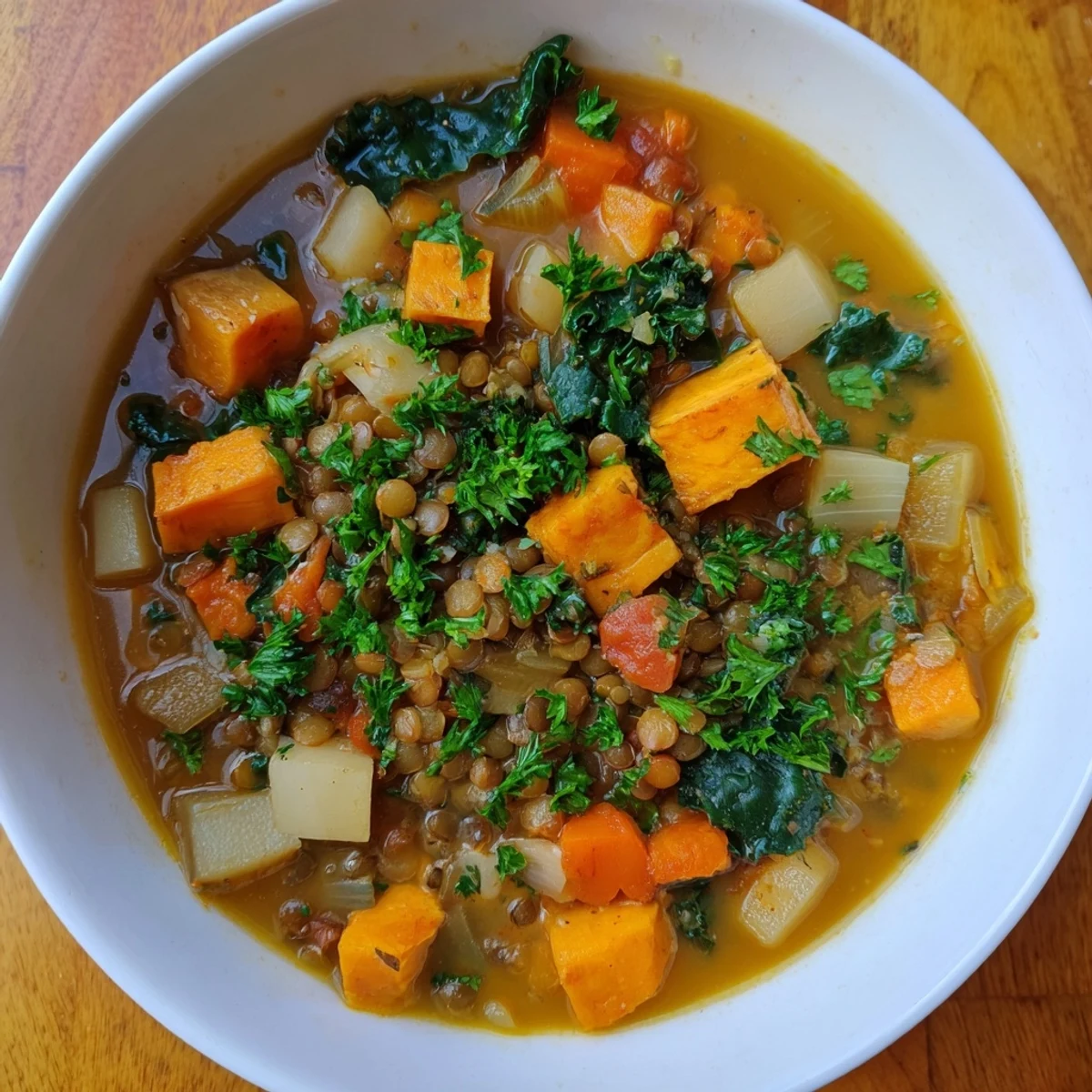 Winter Vegetable Lentil Soup