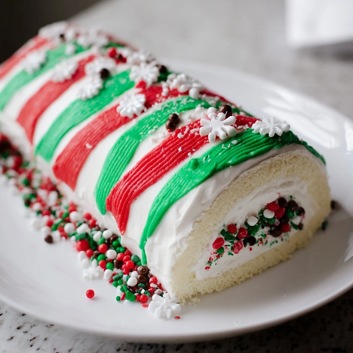 Ugly Sweater Cake Roll