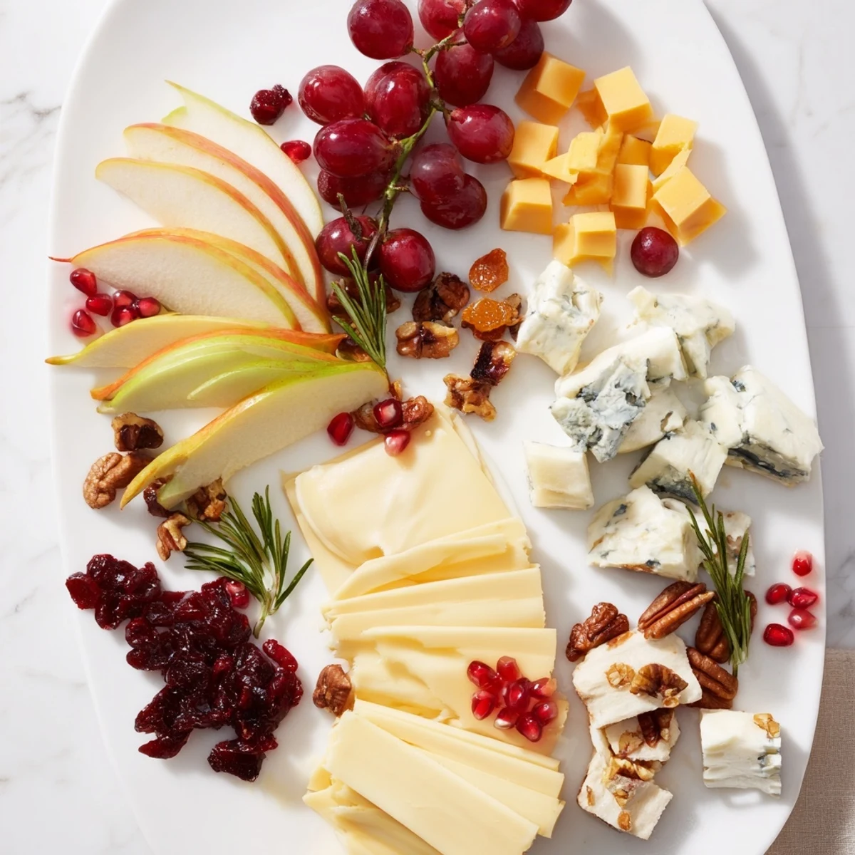 Winter Wonderland Snack Board