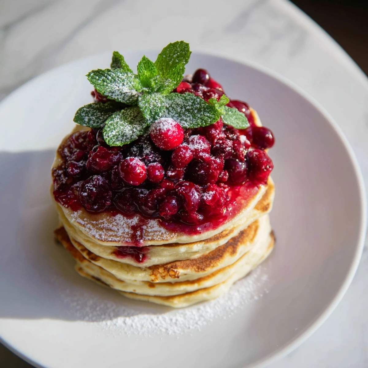 Pancake Stack Berry Holly