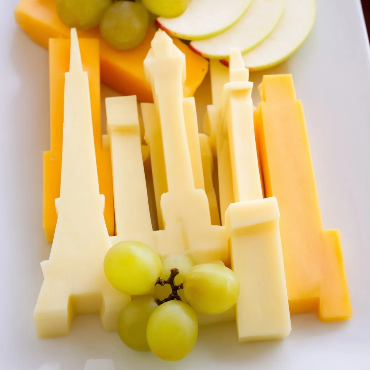 Skyline Silhouette Cheese Platter