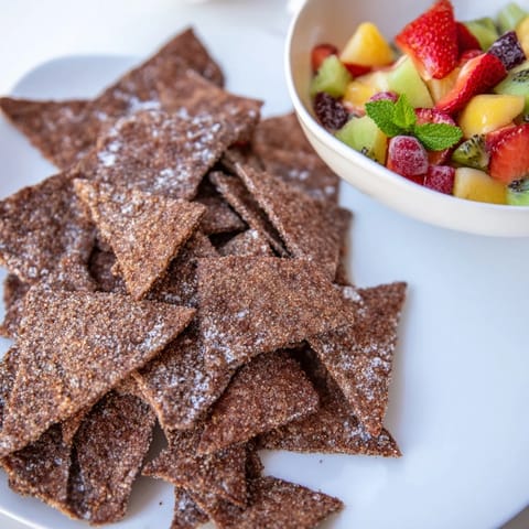 Dessert Chips Fruit Salsa