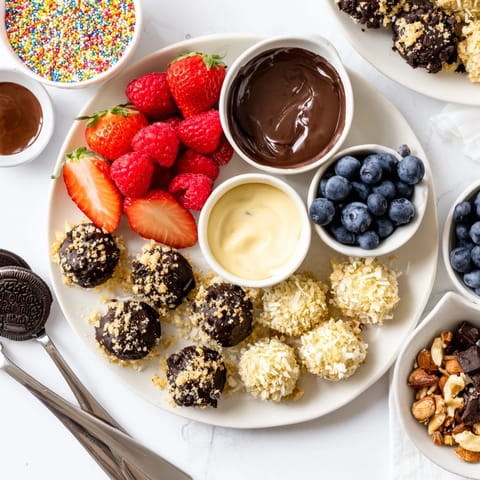 Deconstructed Dessert Board Cheesecake