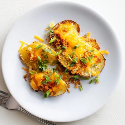 Smashed Green Onion Potato Bombs