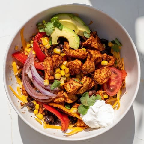 Sheet Pan Chicken Burrito Bowls