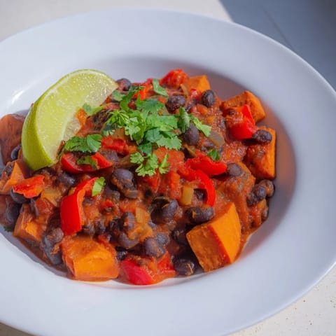 Sweet Potato Black Bean Chili