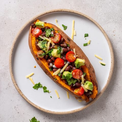 Loaded Baked Sweet Potatoes