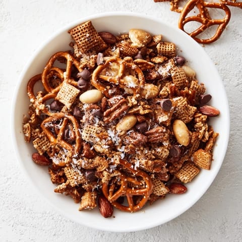 Festive Pine Cone Snack Mix