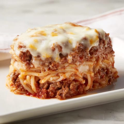 Tinis Baked Spaghetti