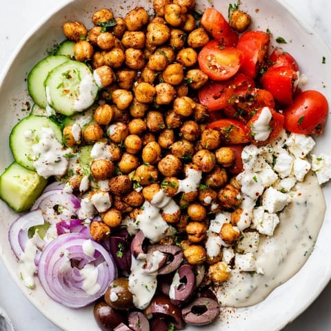 Mediterranean Chickpea Bowl
