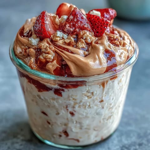 High-Protein Peanut Butter Jelly Oats