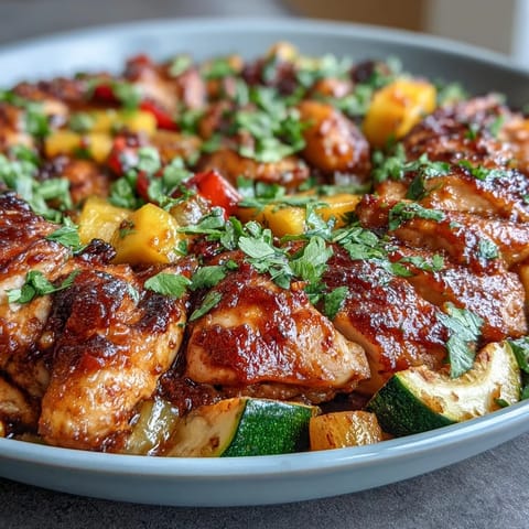 One-Pan Mango Chili Chicken