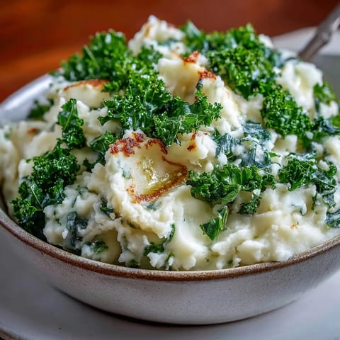 Irish Colcannon Mashed Potatoes
