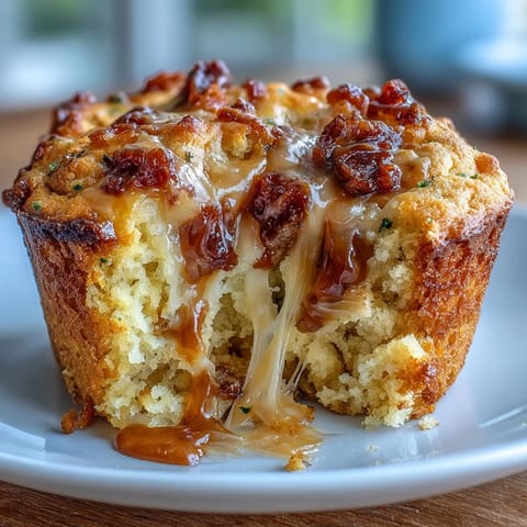 Golden cornbread muffins swirled with barbecue sauce and topped with melted cheddar, baked to a tender crumb and perfect for BBQ gatherings.