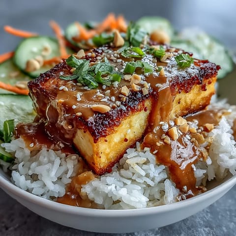 Crispy Baked Tofu Bowl #624
