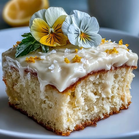 Baby Shower Lemon Sunshine Cake