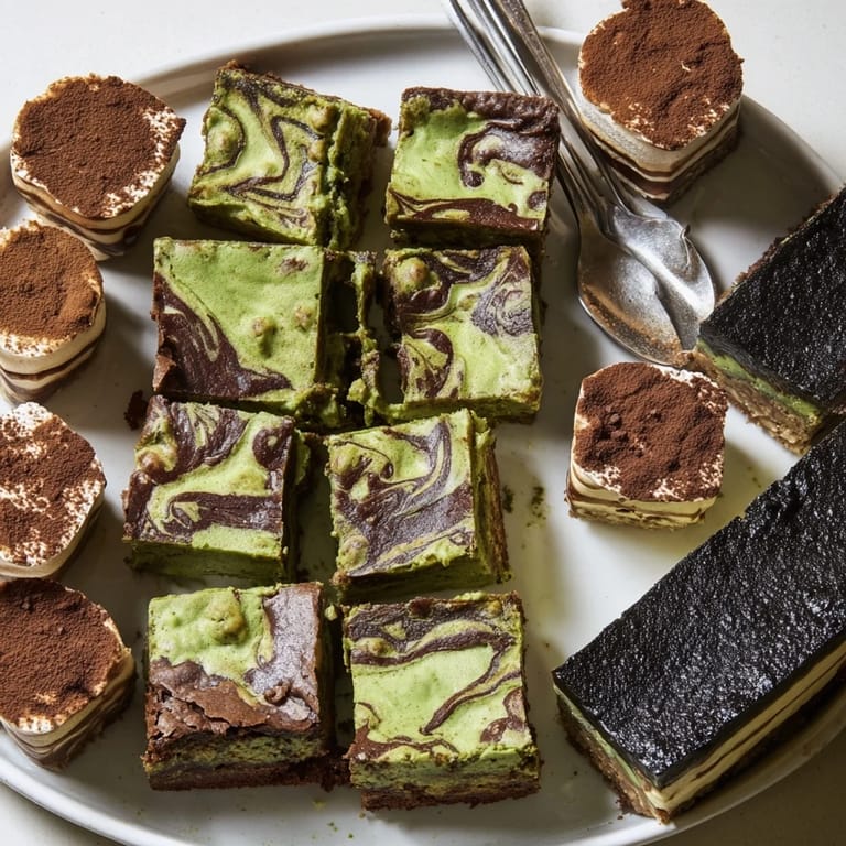 Delicious chai tiramisu layered in mini cups, dusted with cocoa and spices.  