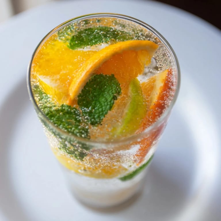 Bright and tangy probiotic soda mocktail, a delicious non-alcoholic summer sip.
