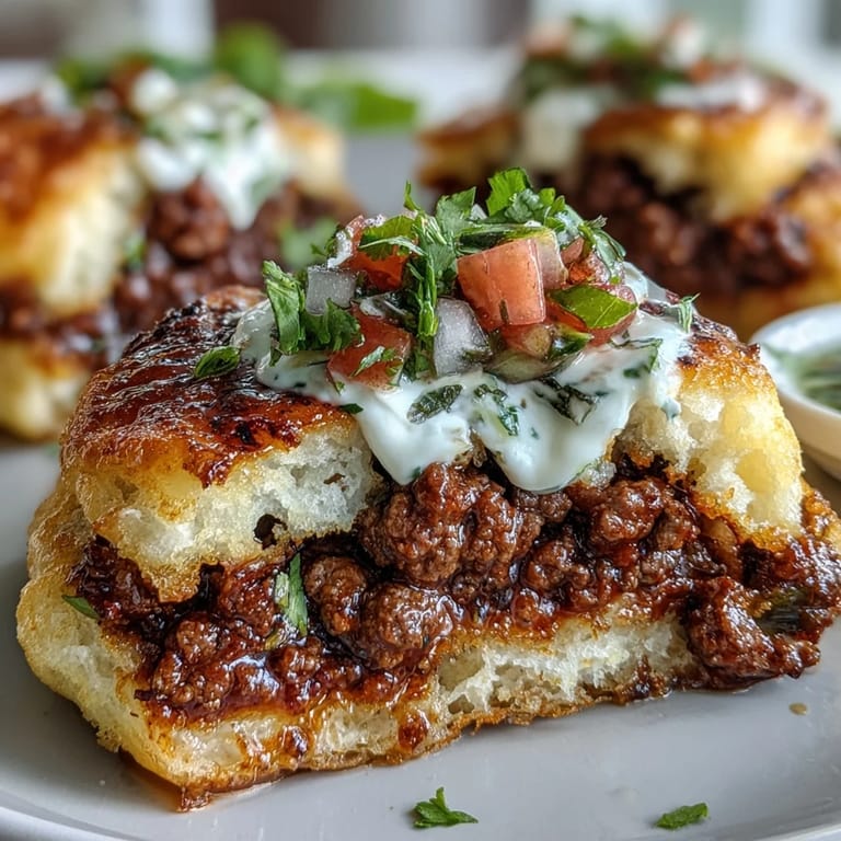 Enjoy these low-carb cloud bread tacos, a delicious gluten-free twist with hearty filling.