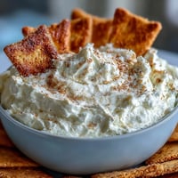Creamy cheesecake dip with graham crackers, a perfect party dessert for dipping and sharing.